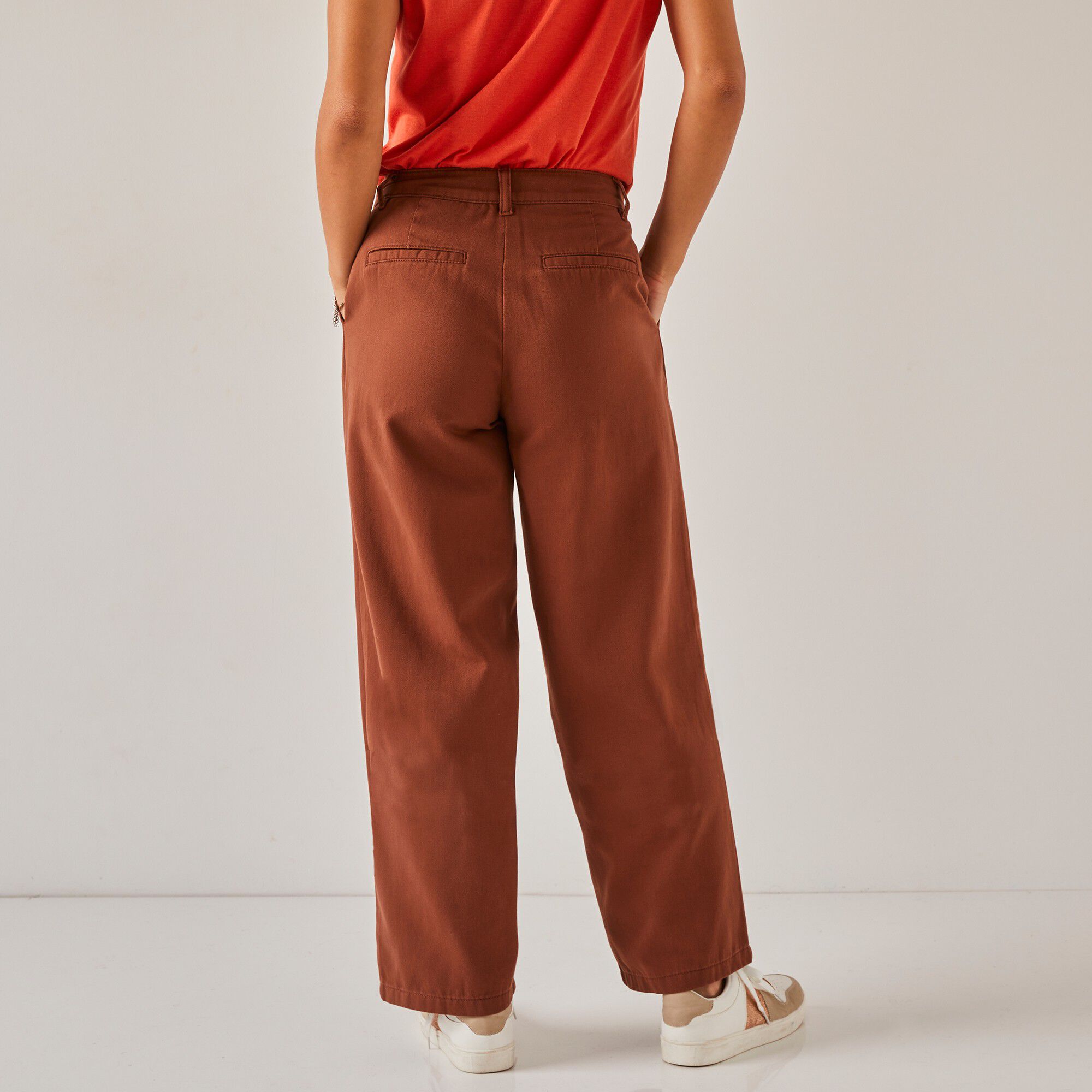 Pantalon droit large, spéciale petites