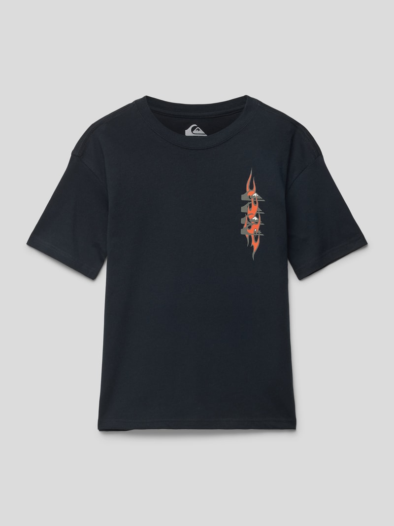 T-Shirt mit Label-Print Modell 'RADICAL' in schwarz