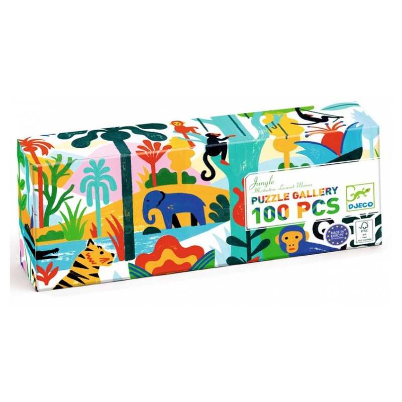 Puzzle Jungle 100 pièces, Djeco