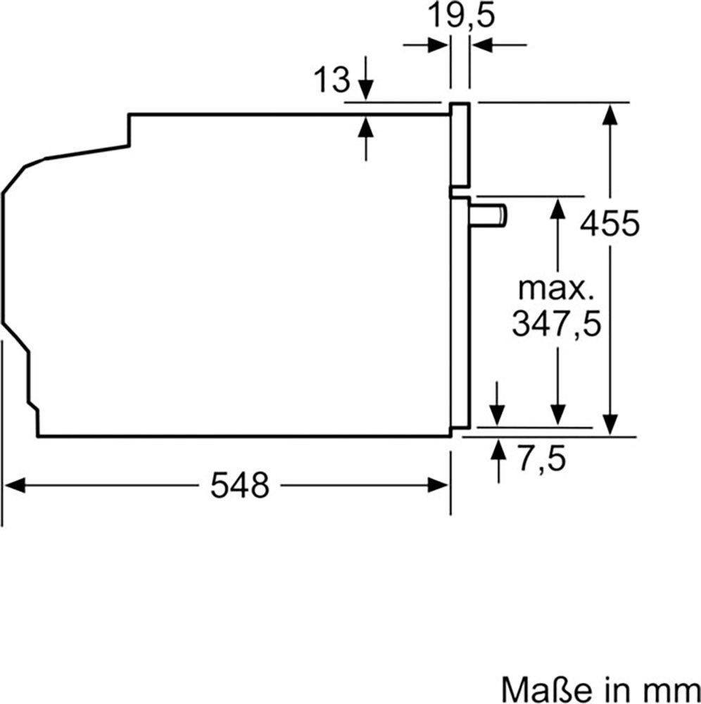 SIEMENS Einbaubackofen iQ700 CB734G1B1