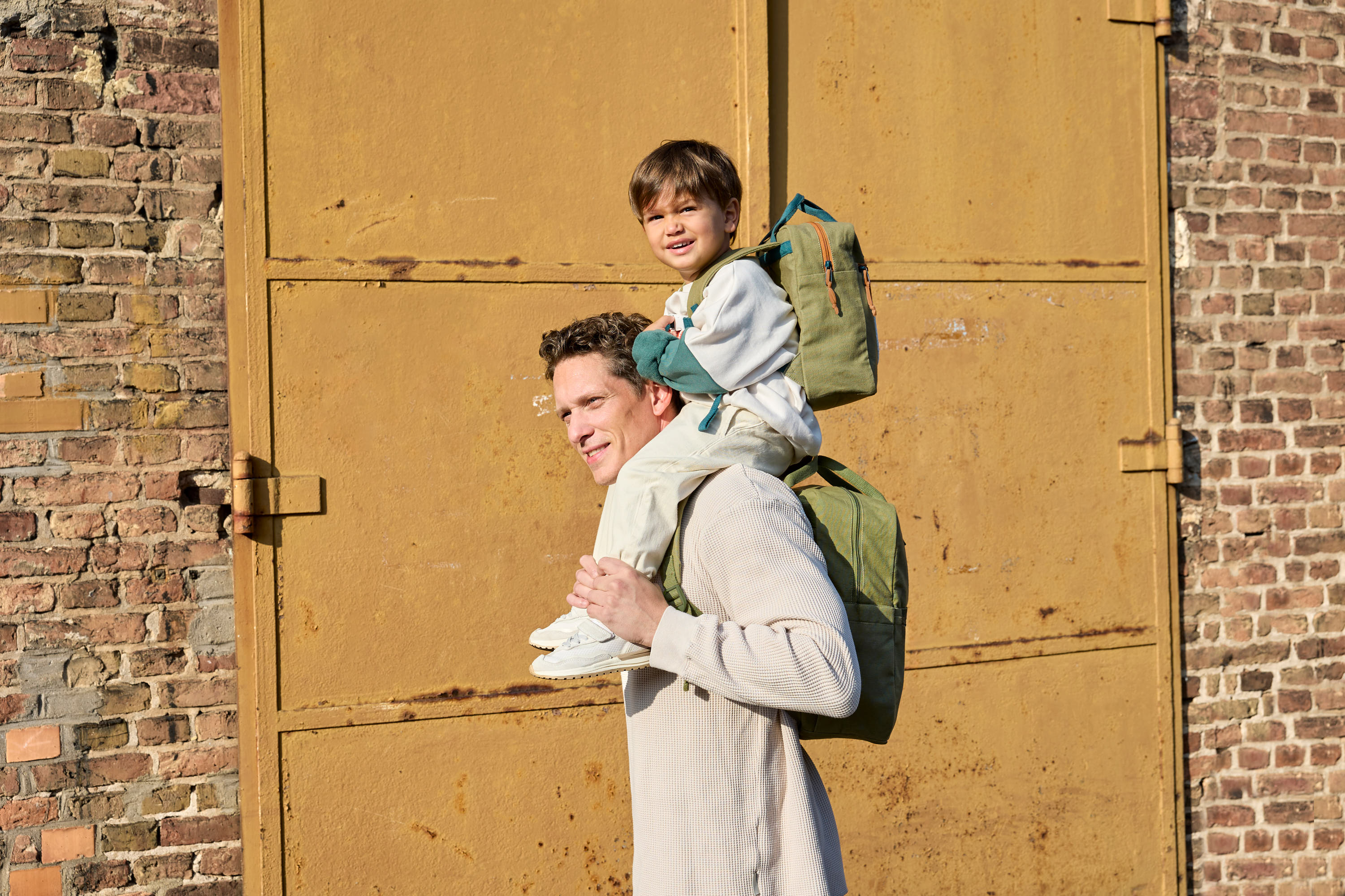 Wickelrucksack Square Little One & Me - Big, Oliv