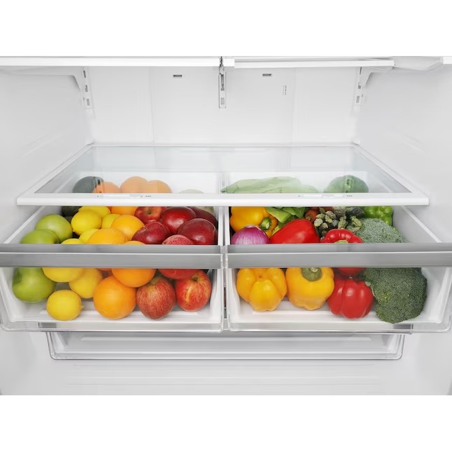 Hisense 26.6-cu ft French Door Refrigerator with Ice Maker (Fingerprint Resistant Stainless Steel) ENERGY STAR