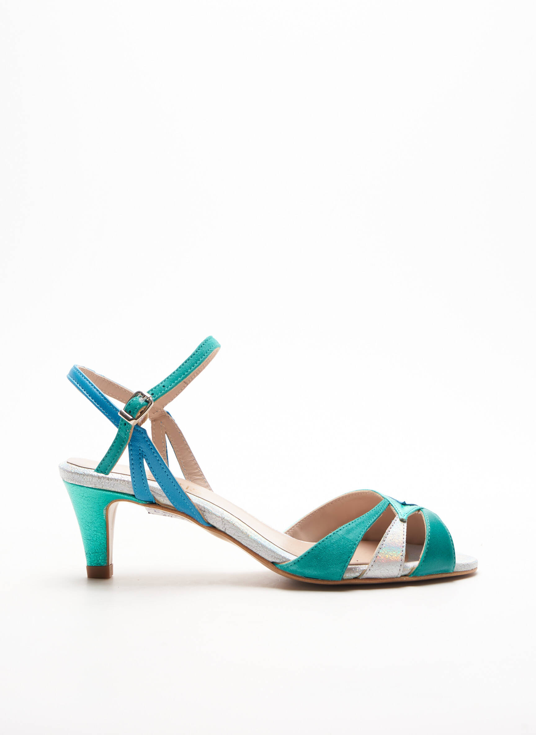 Creatis Sandales Nu Pieds Femme couleur vert