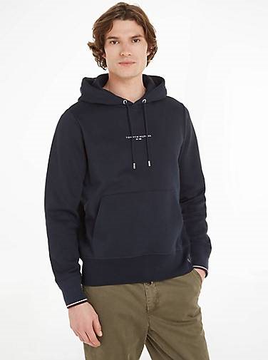TOMMY HILFIGER Herren Hoodie LOGO mit Bio-Baumwolle Regular Fit