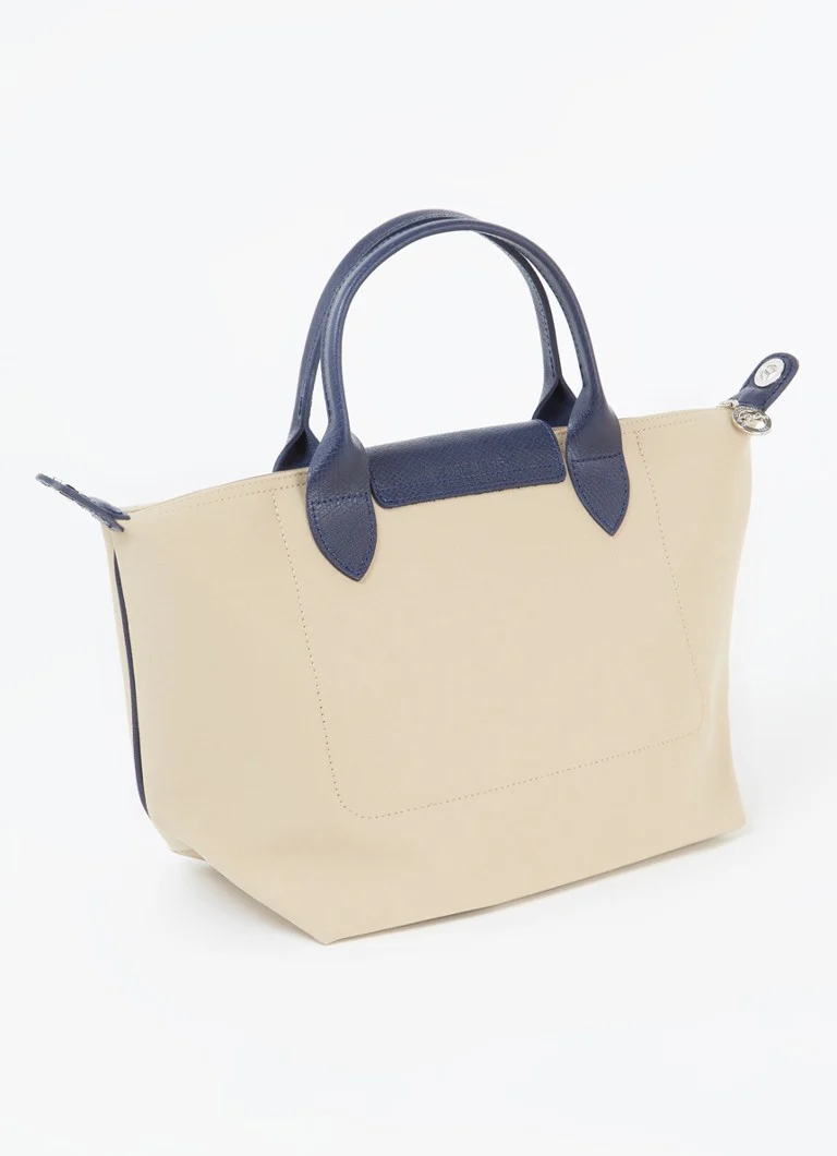 Longchamp  Le Pliage Collection S crossbodytas van canvas met leren details