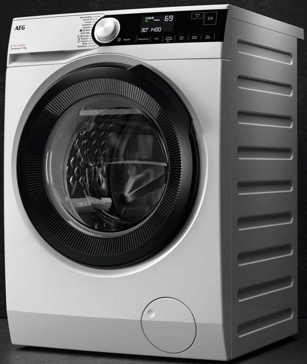 AEG Waschmaschine 7000 LR7A70490, 9 kg, 1400 U/min, ProSteam - Dampf-Programm für 96 % weniger Wasserverbrauch
