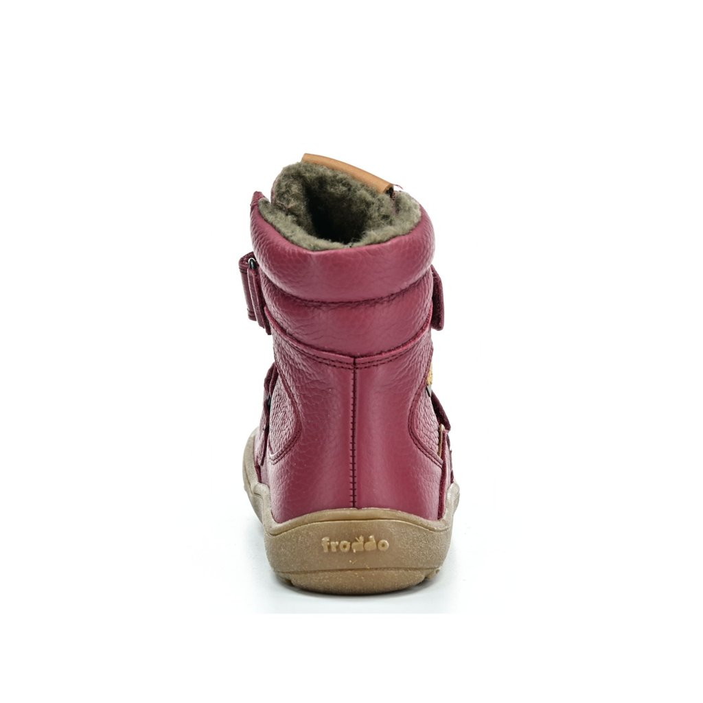 Froddo G3160232-6 Bordeaux Winter-Barfußschuhe