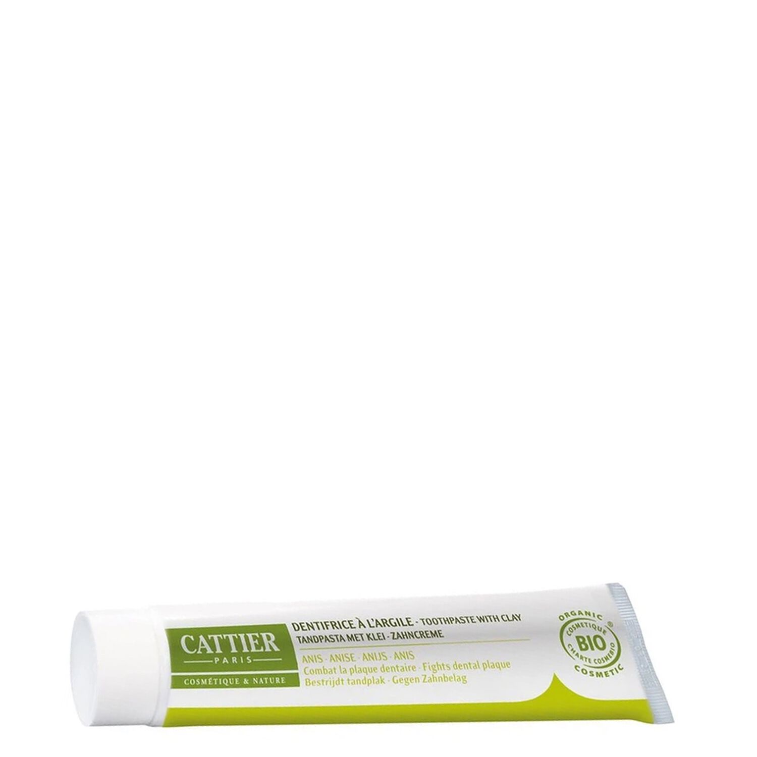 Cattier Dentargile Anis Dentifrice Reminéralisant à l'Argile 75 ml
