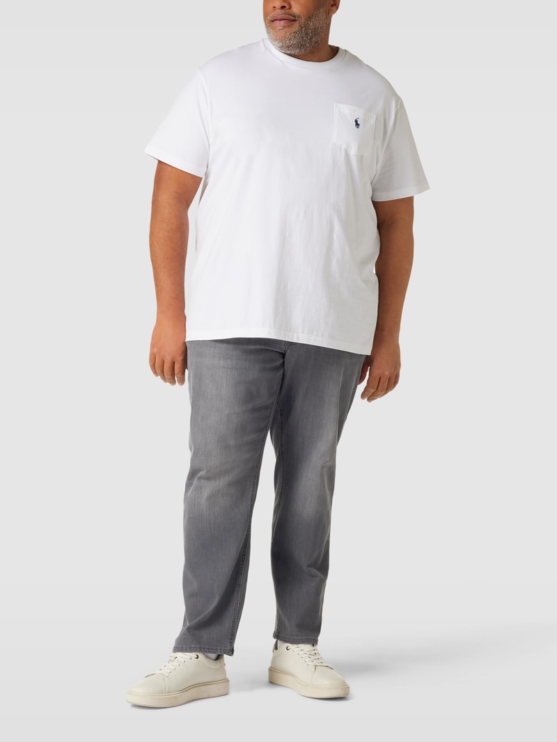 Jeans im 5-Pocket-Design Modell 'GLENN' in hellgrau