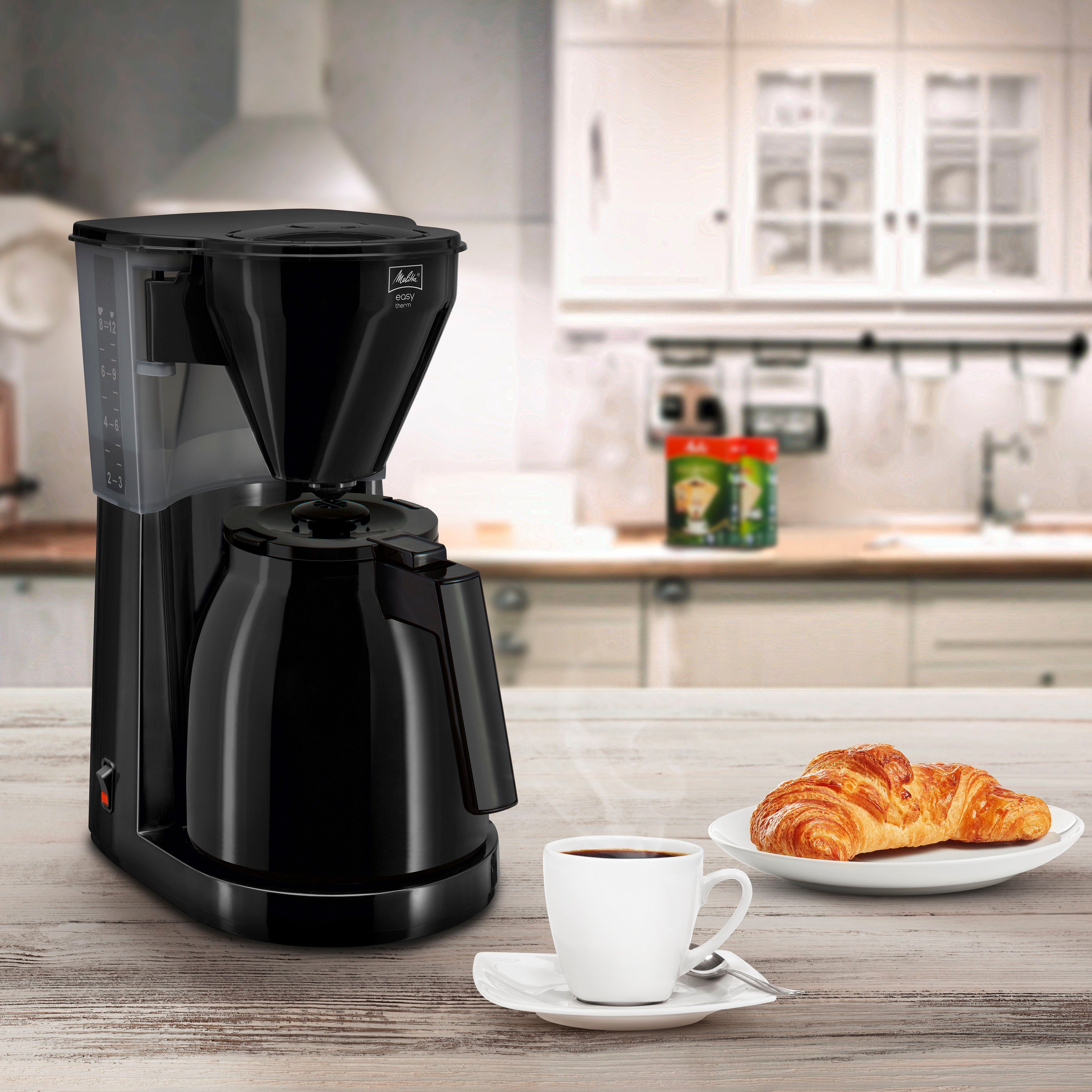 Melitta Filterkaffeemaschine Easy Therm 1023-06, Papierfilter 1x4