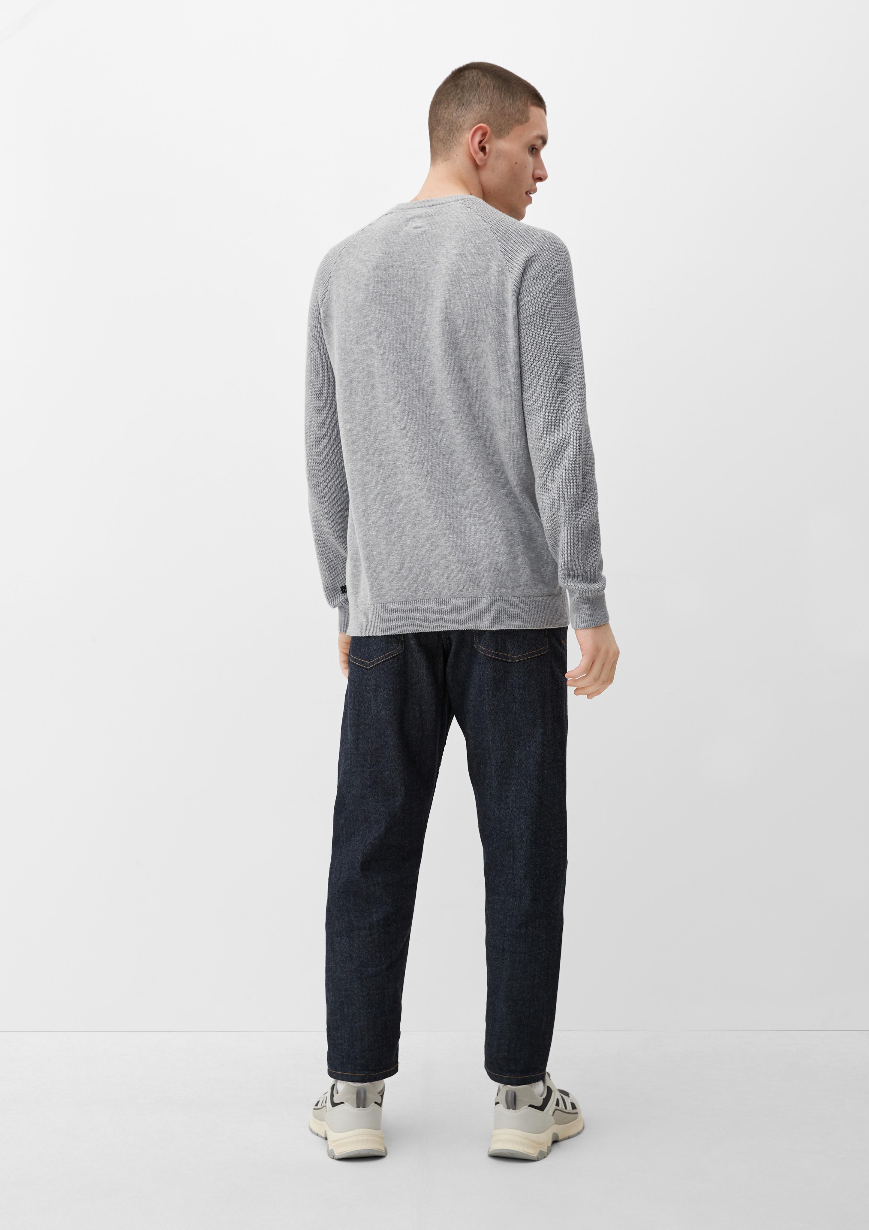 Raglanpulli aus Strukturstrick  44.899.61.X011-9400