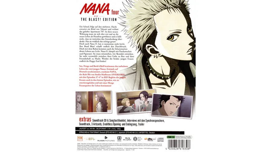 NANA - The Blast! Edition Vol. 4 (Ep. 37-47) (+ Soundtrack-CD)  [2 BRs]