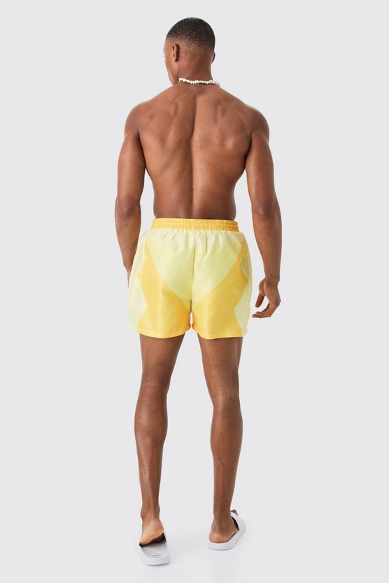 Kurze Colorblock Badehose