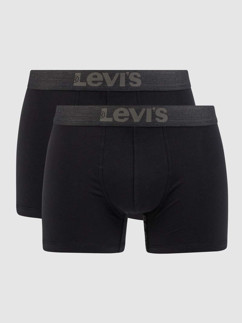 Trunks mit Stretch-Anteil im 2er-Pack in schwarz