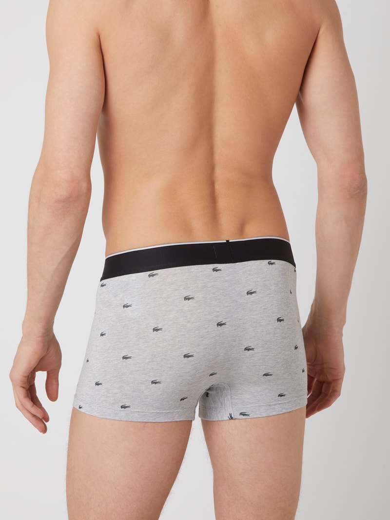 Trunks mit elastischem Bund im 3er-Pack in schwarz