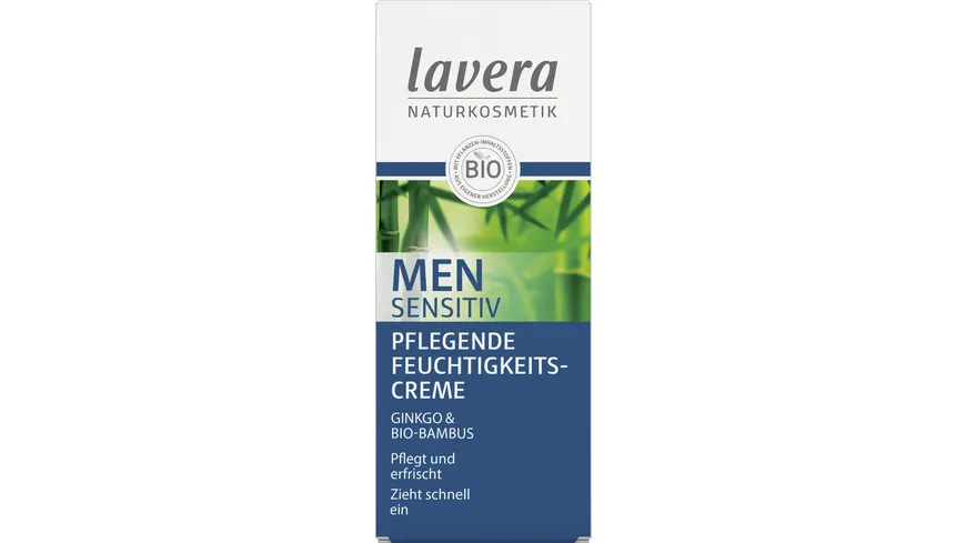 lavera men sensitiv Pflegende Feuchtigkeitscreme 30 ml