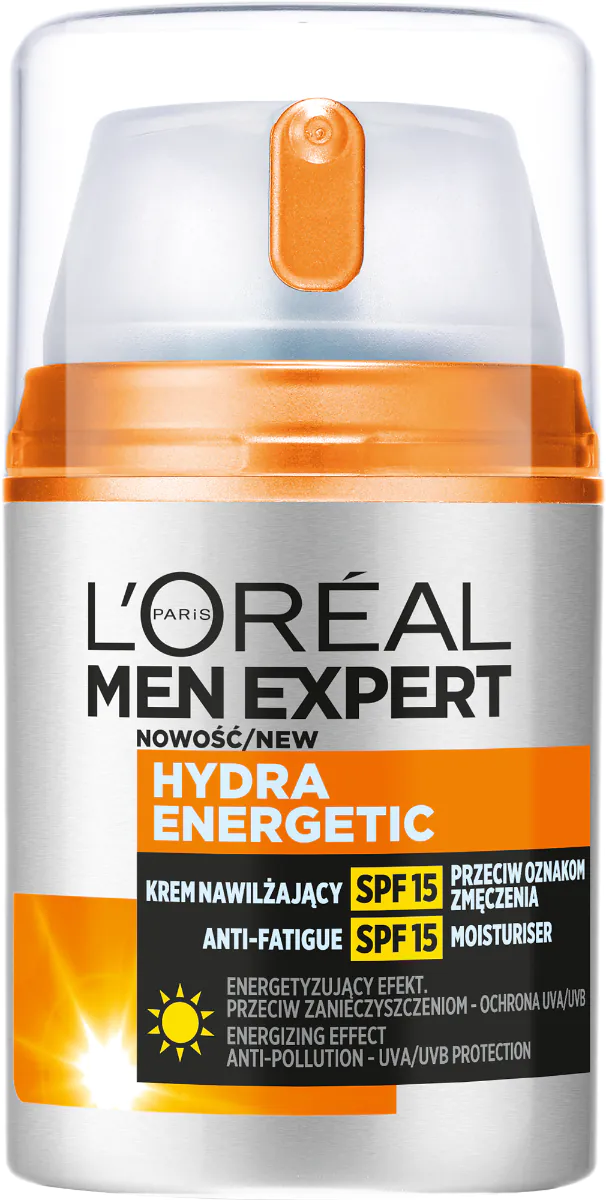 L'Oréal Men Expert Hydra Energetic fugtighedscreme med SPF 15 mod træthedstegn