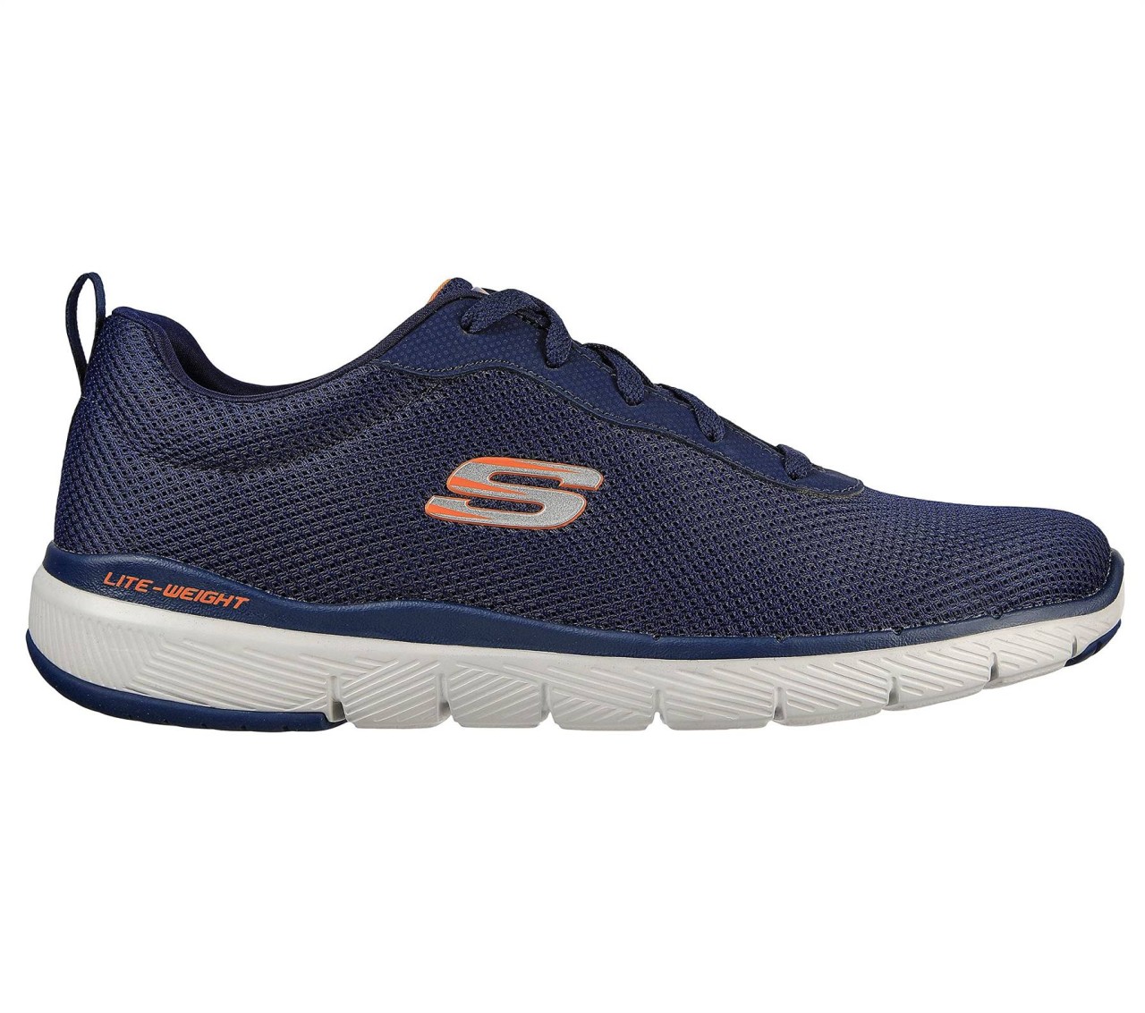 SKECHERS Freizeit Schnürer blau FLEX ADVANTAGE 3.0