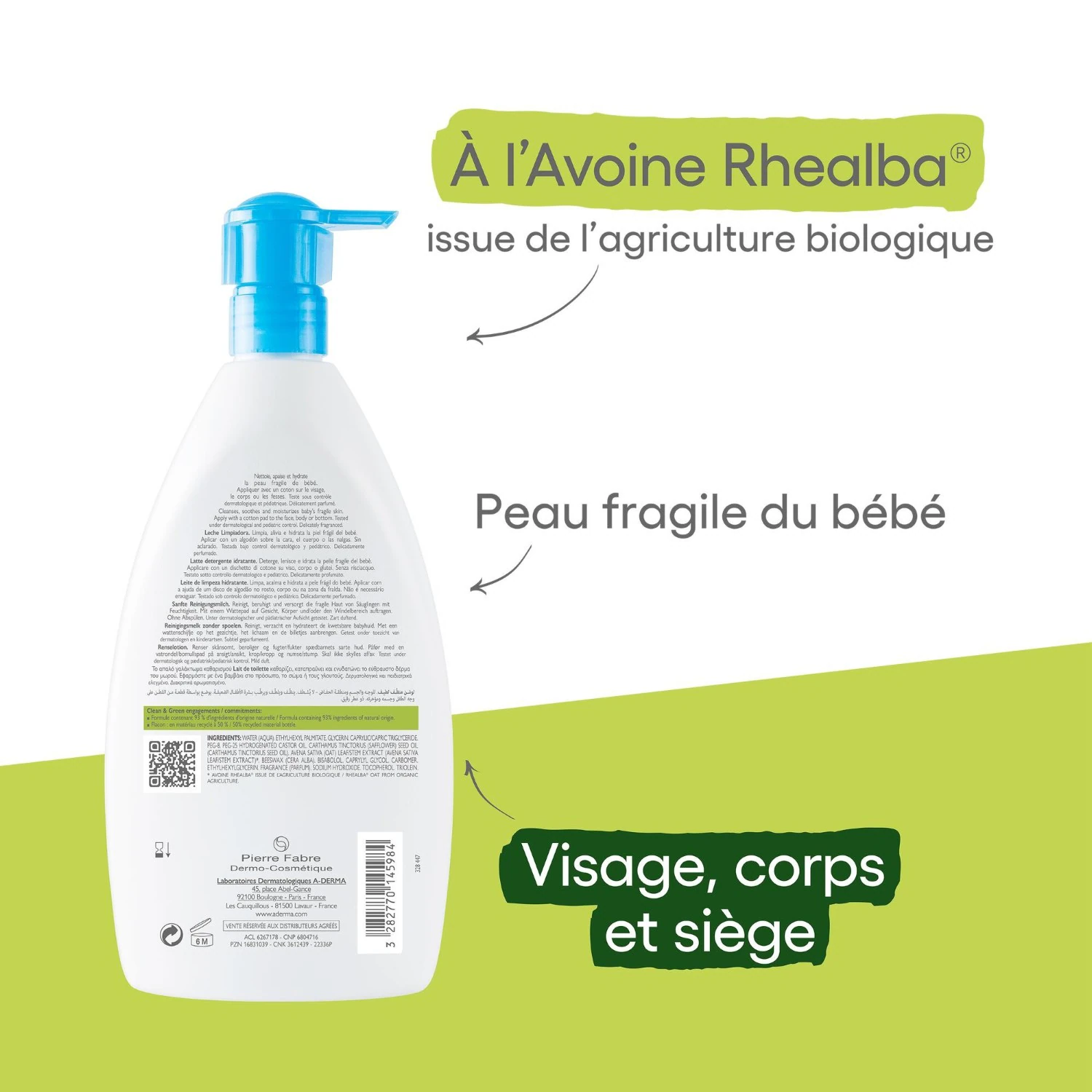 A-DERMA Nawilżający balsam oczyszczający dla dzieci