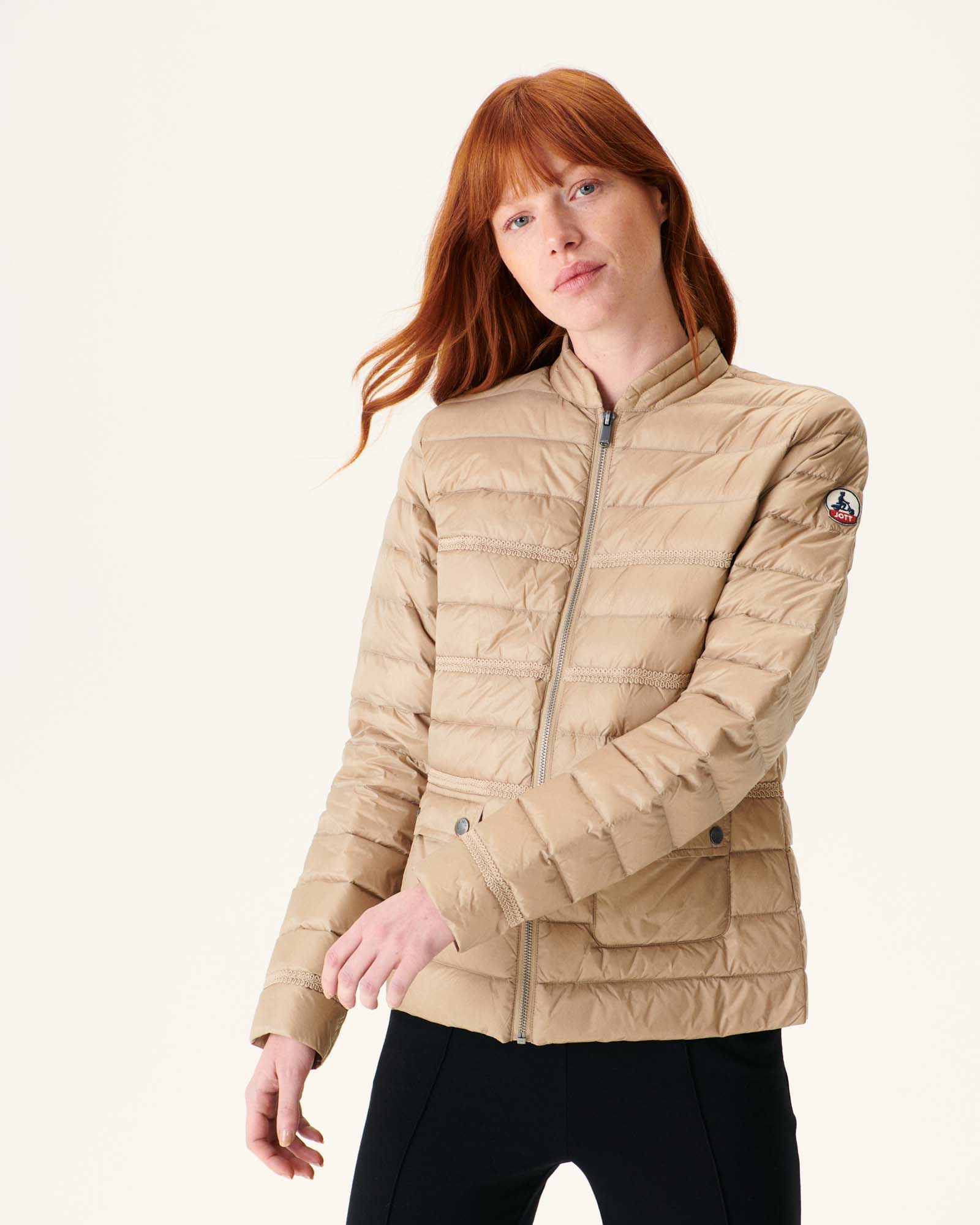 Veste courte légère Beige Andorra