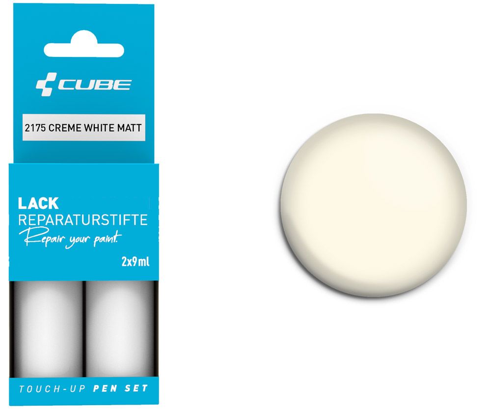 Cube Lackreparaturstift Set CREME WHITE matt kaufen | Bike-Discount