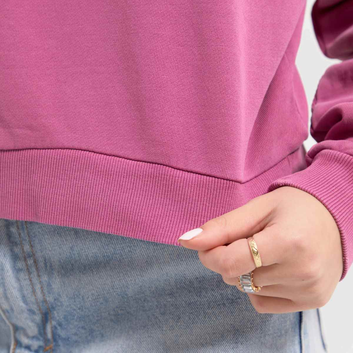 Santa Cruz – Rosa sweatshirt med nomadmönster