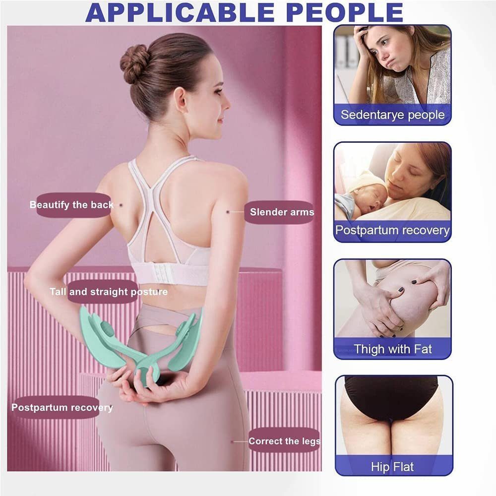 XDeer Multitrainer Hüft-,Bein- und Beintrainer, Oberschenkeltrainer für Frauen, (Packung, zu Haus), aus ABS- und Silikonmaterialien