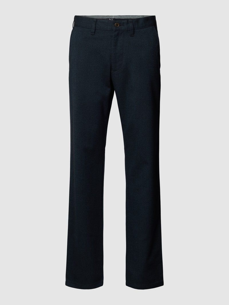 Hose mit seitlichen Eingrifftaschen in marineblau
