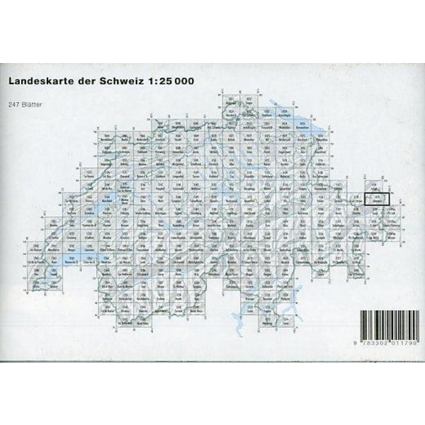 Swisstopo 1 : 25 000 Samnaun - Wanderkarte