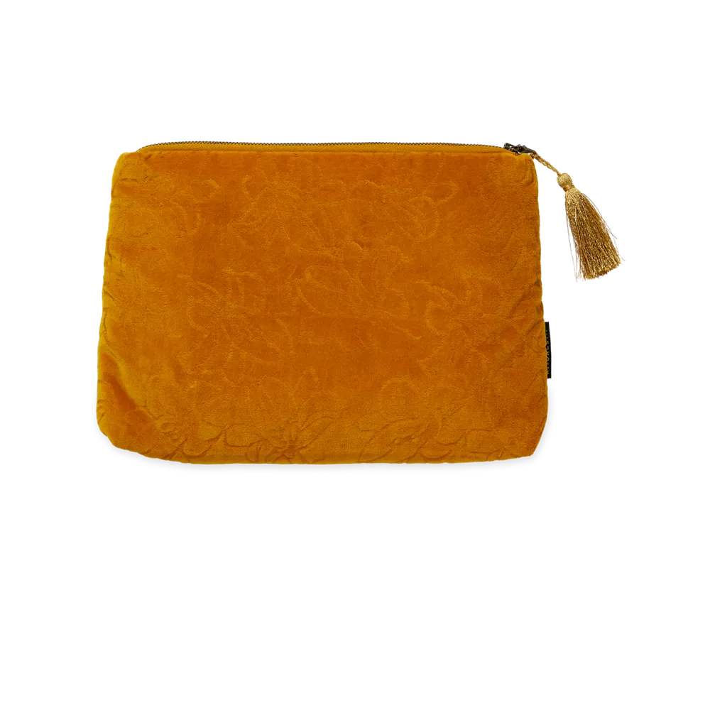 Trousse de toilette House of Rituals Collection Vellore, pochette en velours de coton, format moyen