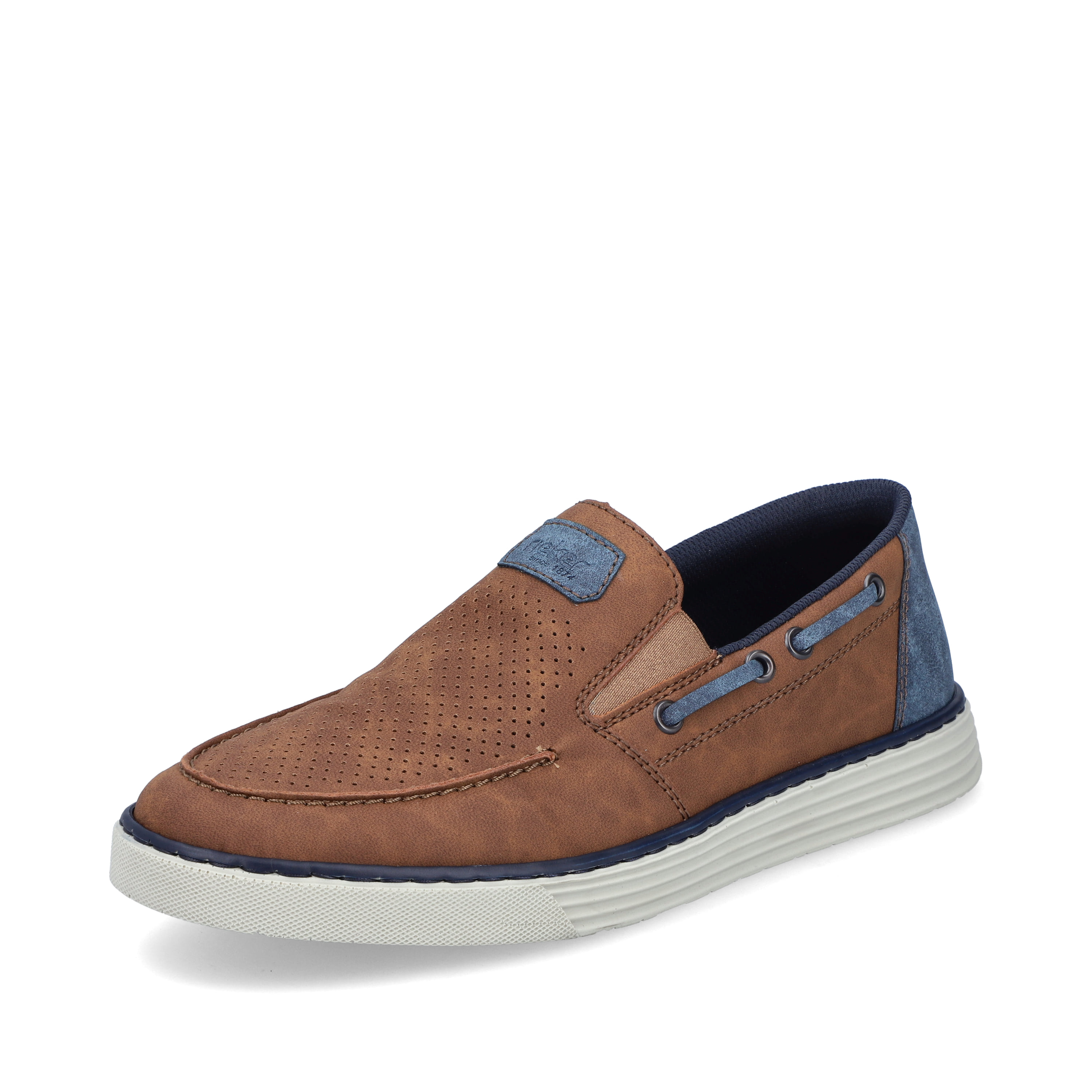 Rieker Herren Slipper holzbraun