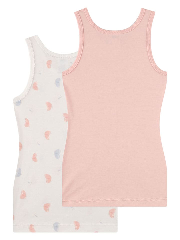 Sanetta 2er-Set: Hemdchen in Rosa/ Weiß günstig kaufen