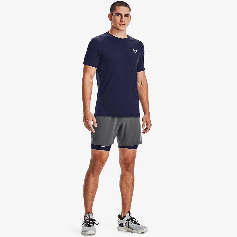 HeatGear Armour Fitted Short Sleeve Shirt