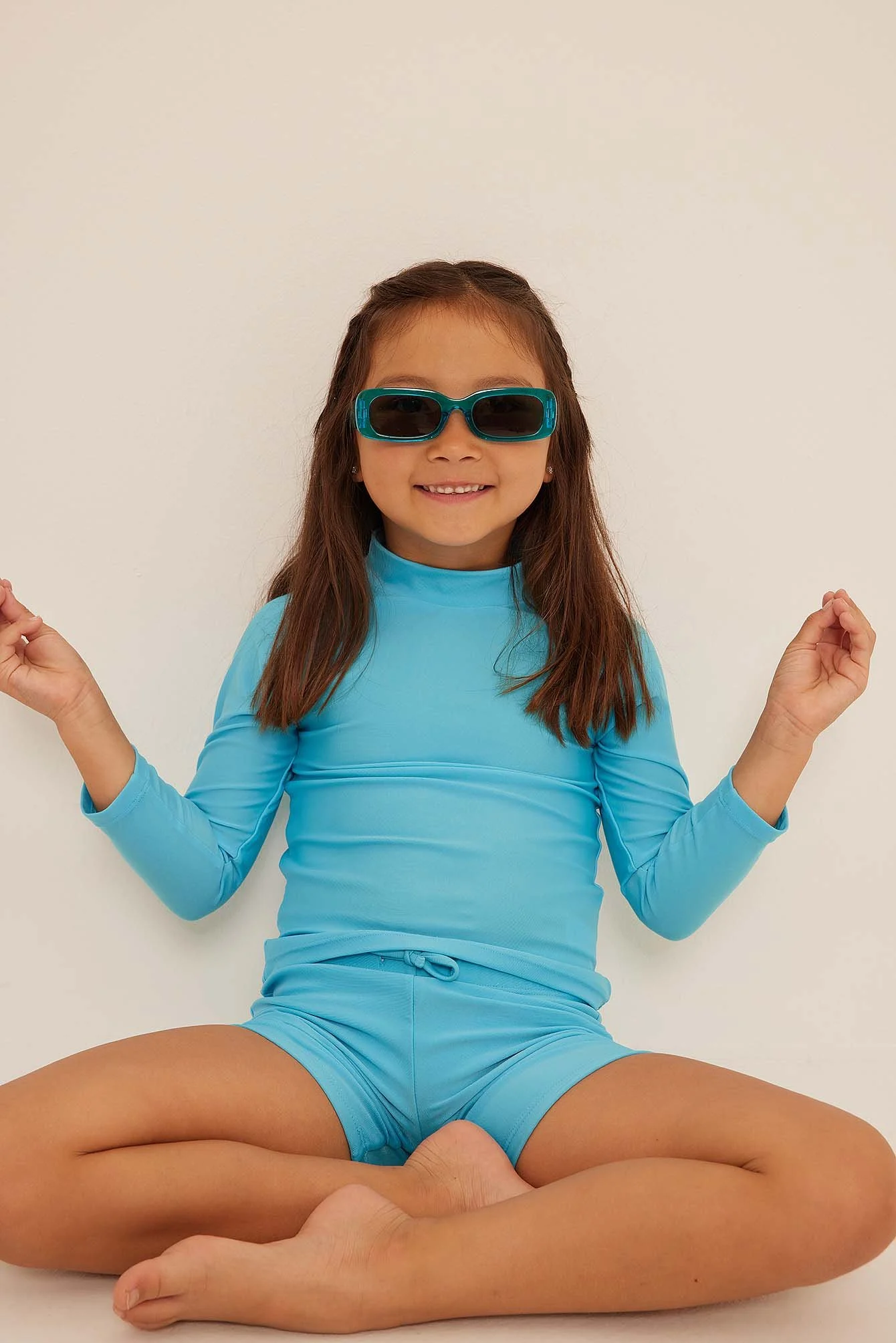 Breite Retro-Sonnenbrille für Kinder