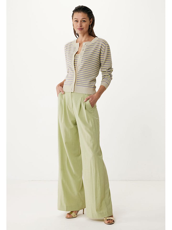Mexx Cardigan in Beige/ Lila günstig kaufen