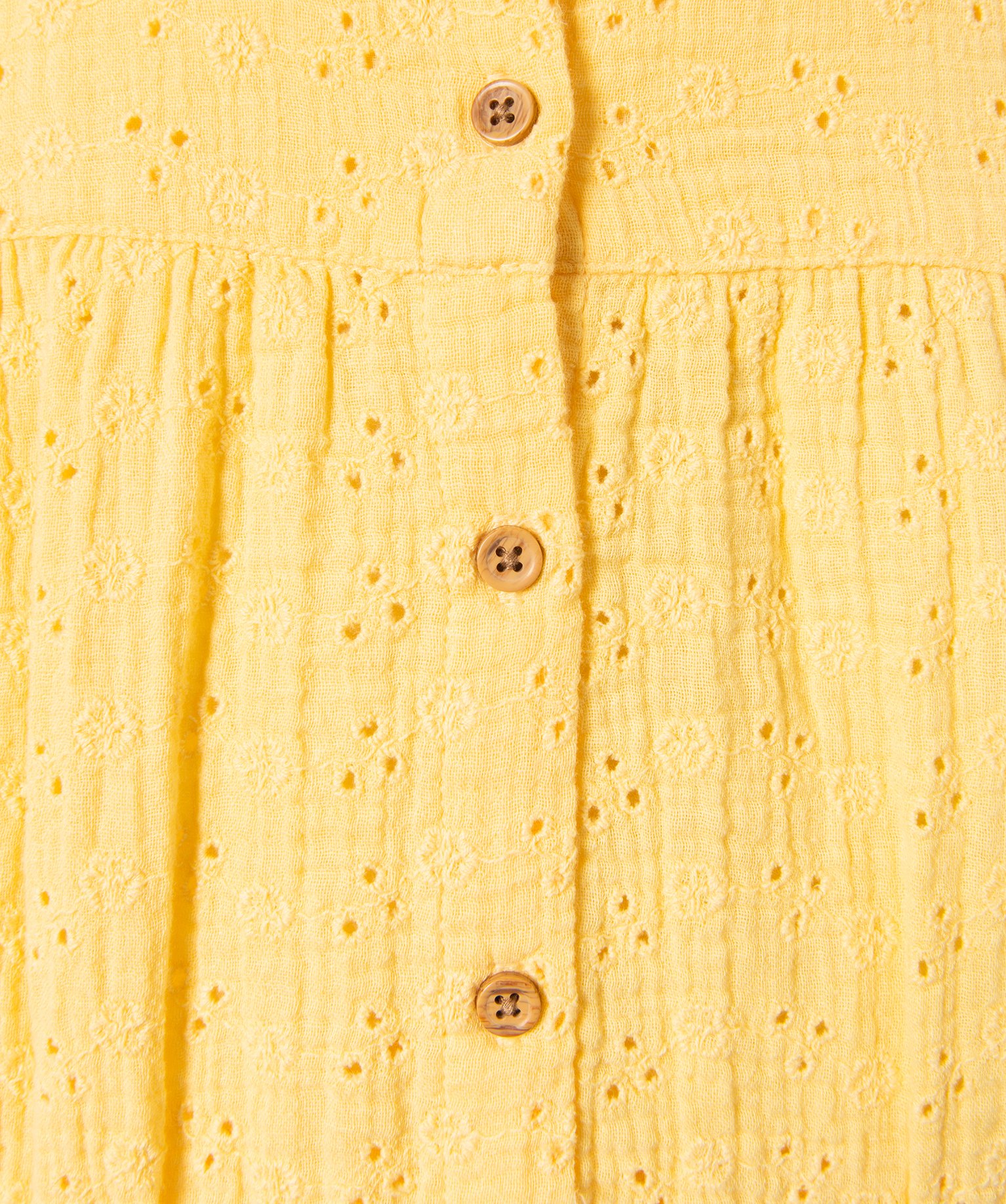 Combishort bébé à bretelles forme barboteuse en dentelle ... jaune | GEMO