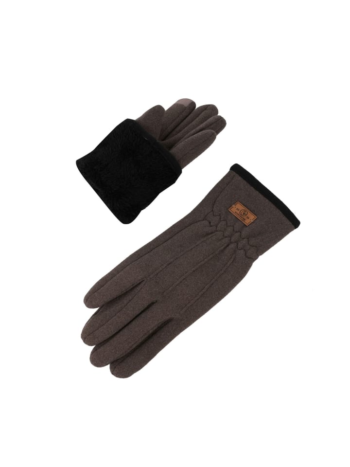 SCHIETWETTER Fleece-Handschuh Hanna in camel mélange günstig kaufen