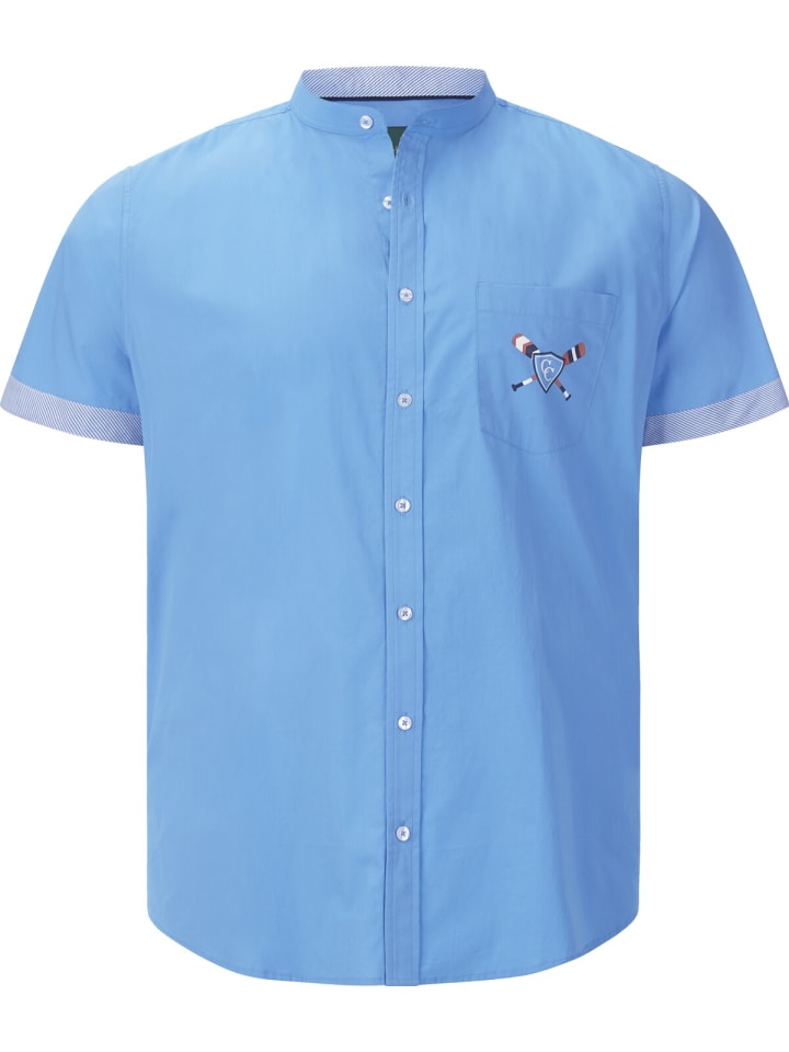 Charles Colby Kurzarmhemd DUKE SANDFORD in blau günstig kaufen