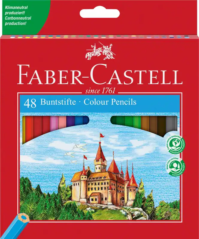 Faber-Castell Buntstifte Farbig sortiert 111248 48 Stück