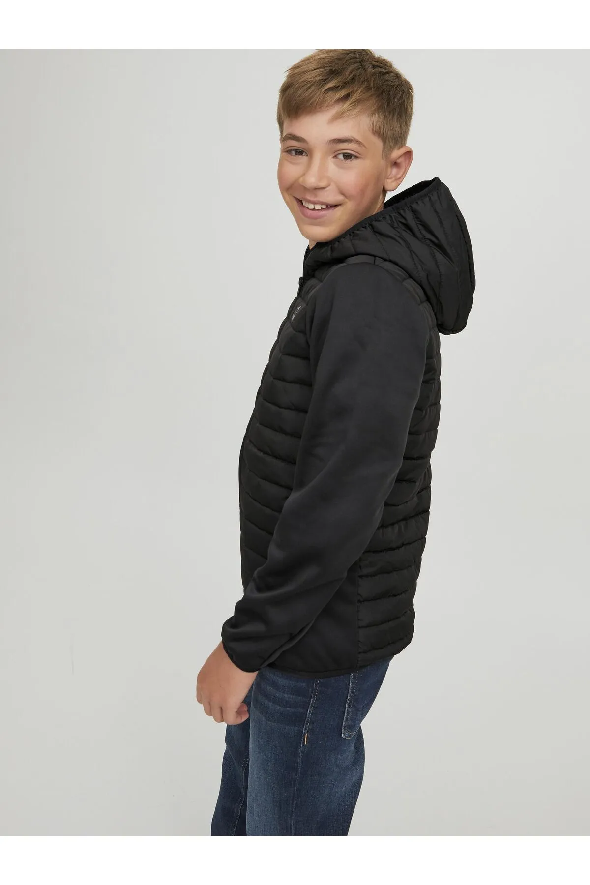 Jack & Jones Junior  Jacke - Schwarz - Regular Fit