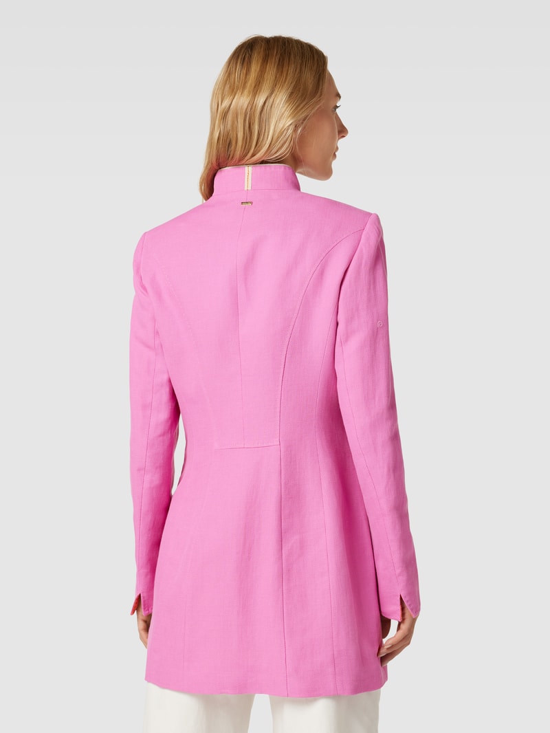 Blazer mit Stehkragen in pink