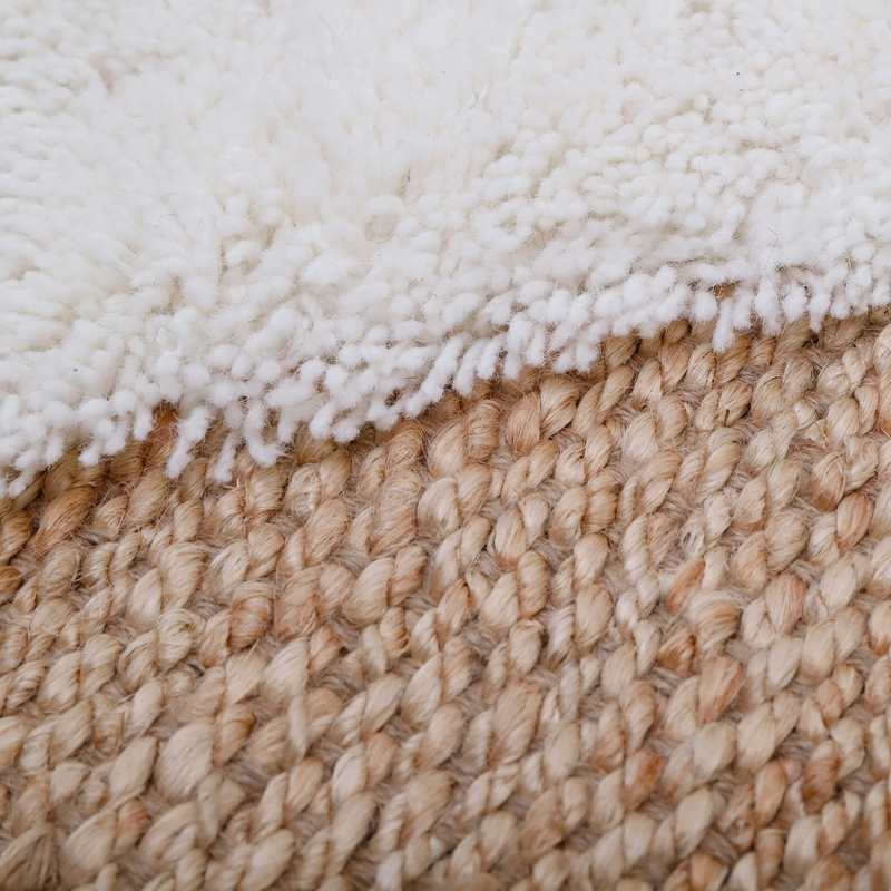 Tapis jute & laine 110x170cm ELTON