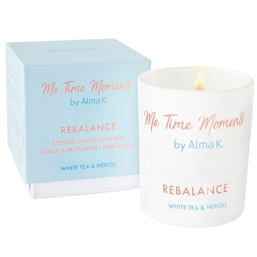 alma k REBALANCE Bougie Parfumée - Thé Blanc et Néroli Bougie Parfumée