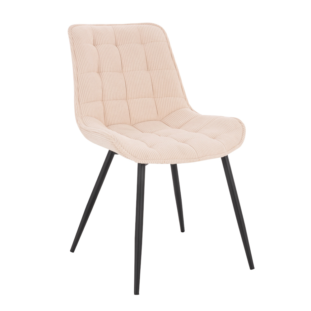 Home Deluxe HOME DELUXE Polsterstuhl Esszimmer 2er Set IKALO – Creme