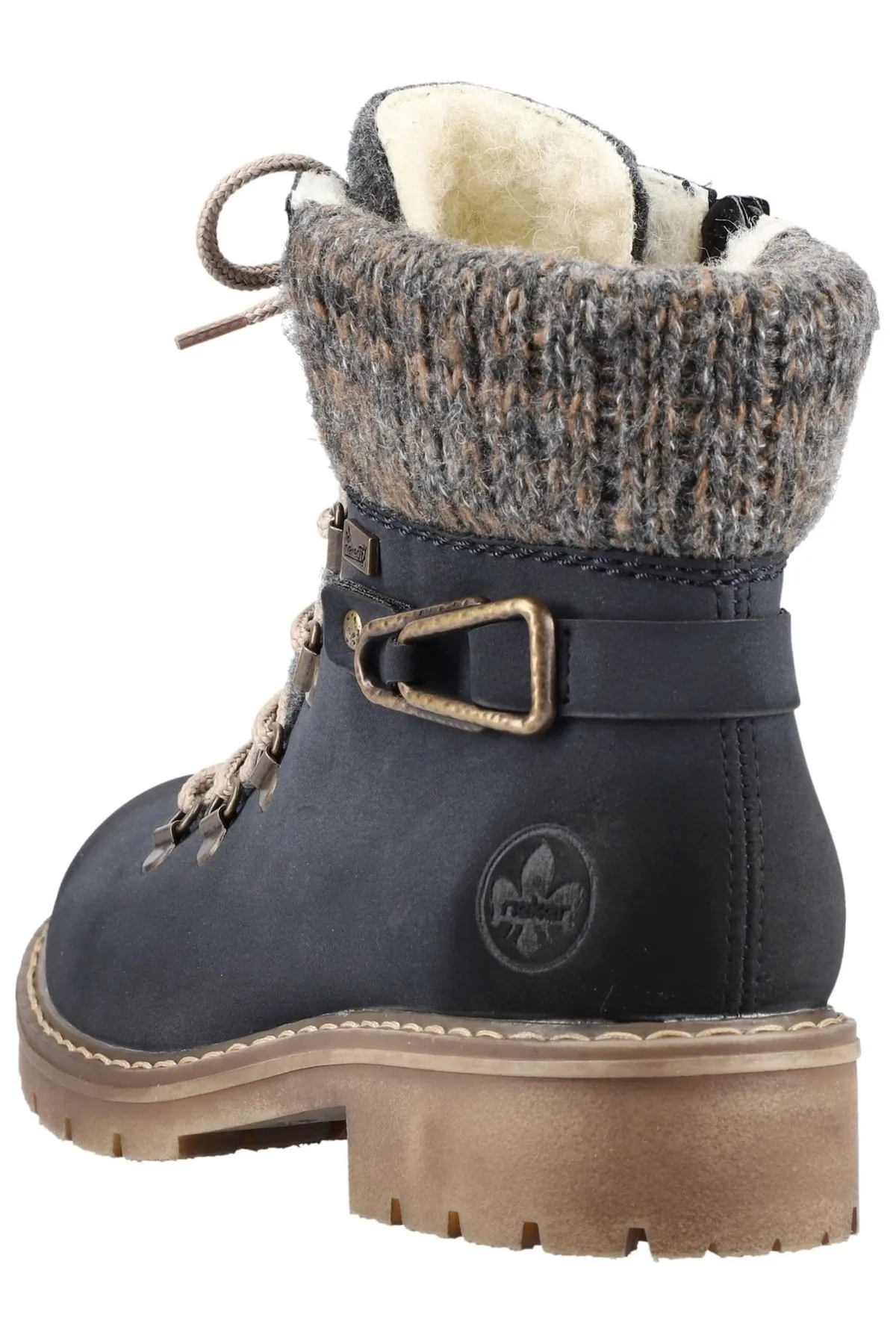 Rieker  Stiefelette - Blau - Blockabsatz