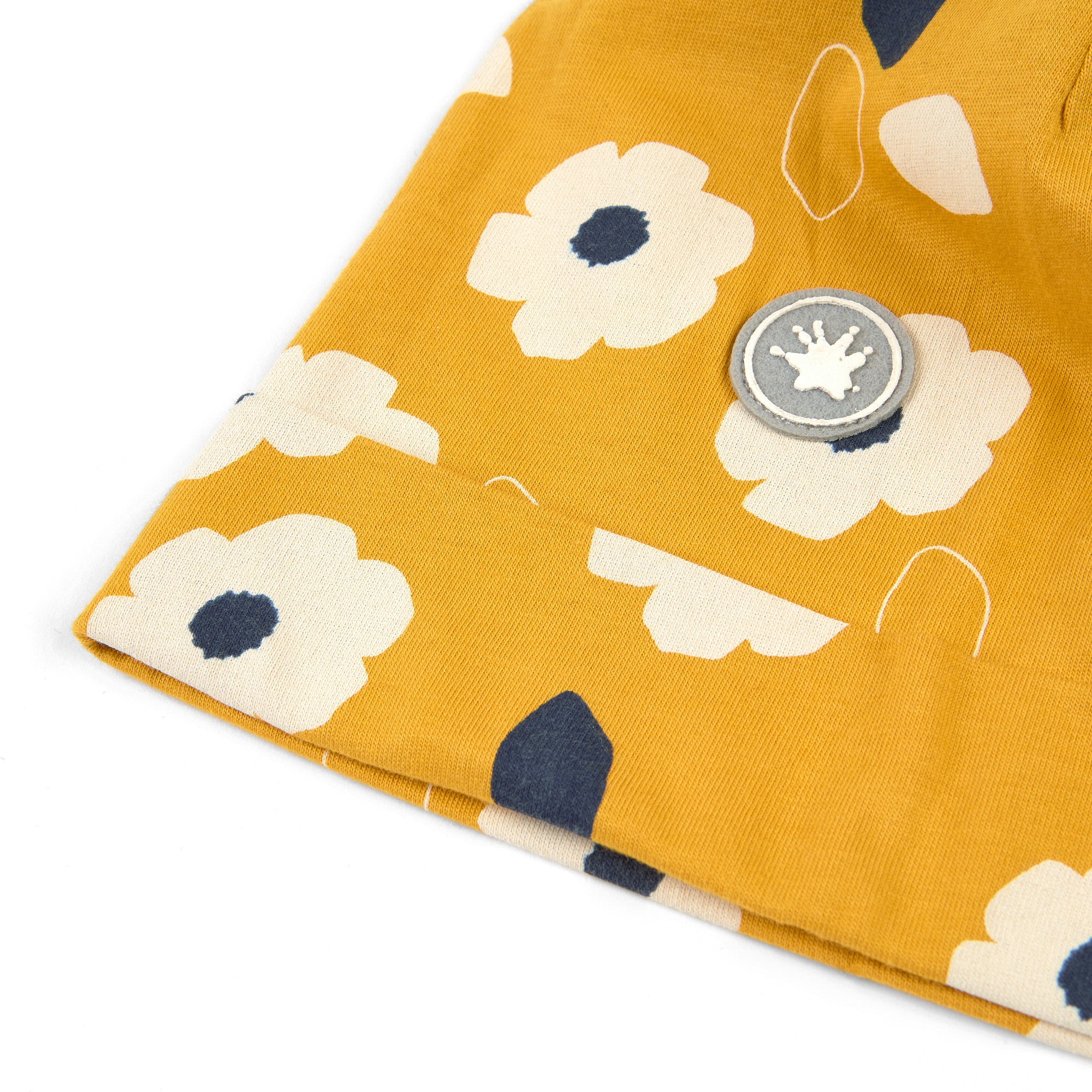 Kinder Sommer Beanie mit Blümchen Print