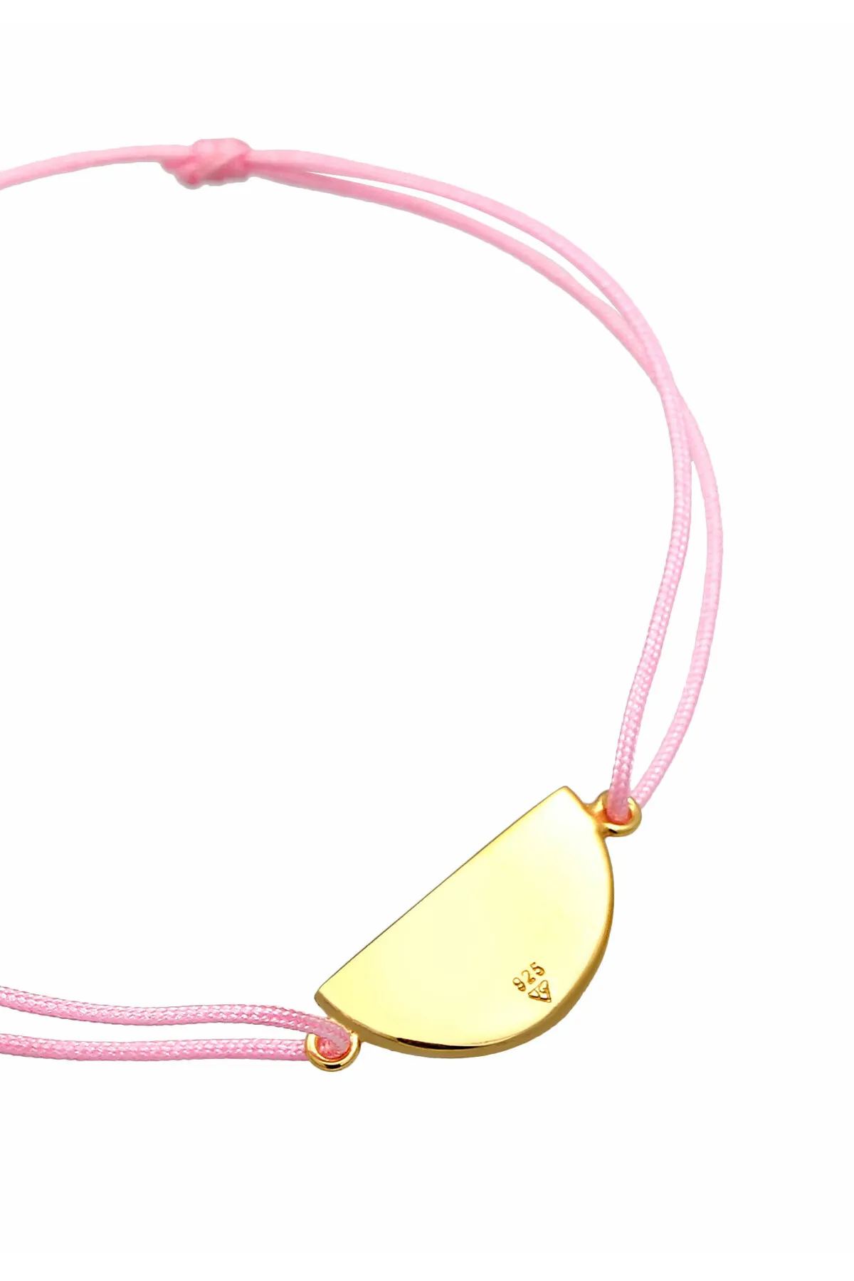ELLI  Armband Kinder Melone Bunt Nylon Sommer 925 Silber