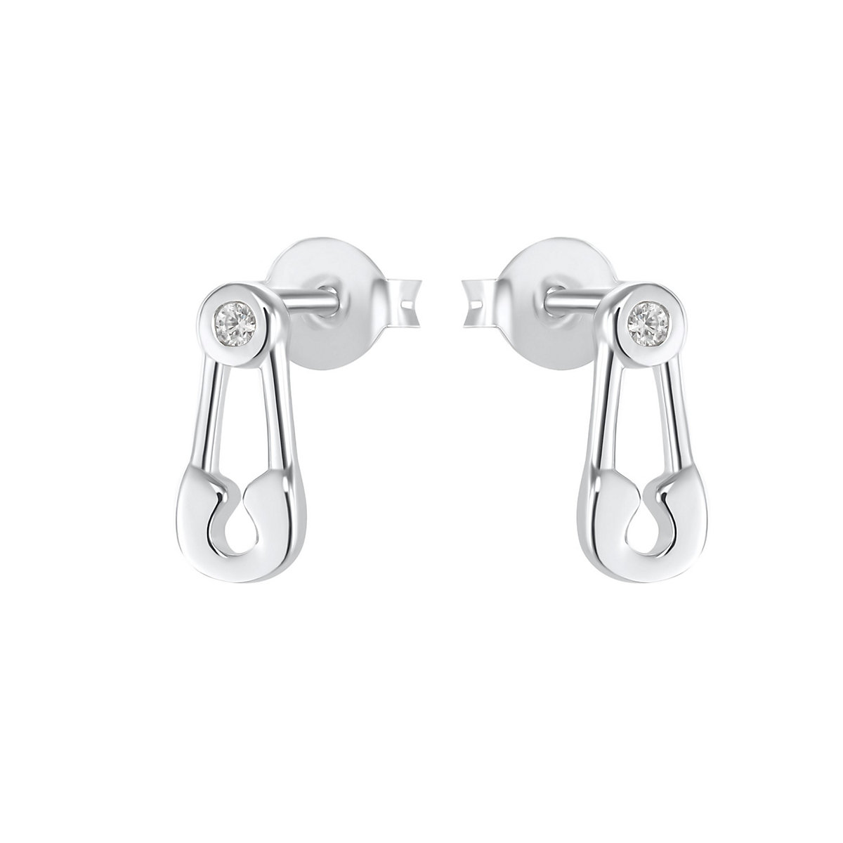 Ohrstecker für Mädchen, 925 Sterling Silber, Zirkonia synth. Ohrstecker für Mädchen
