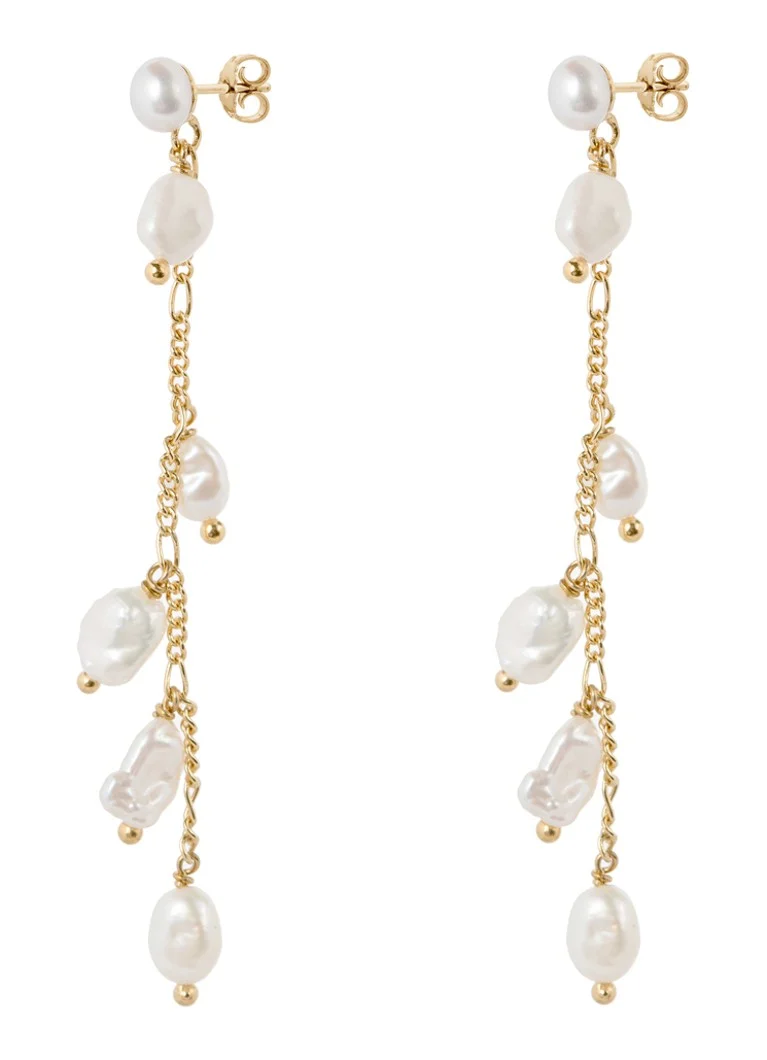 Wouters & Hendrix Stud earrings with freshwater pearls