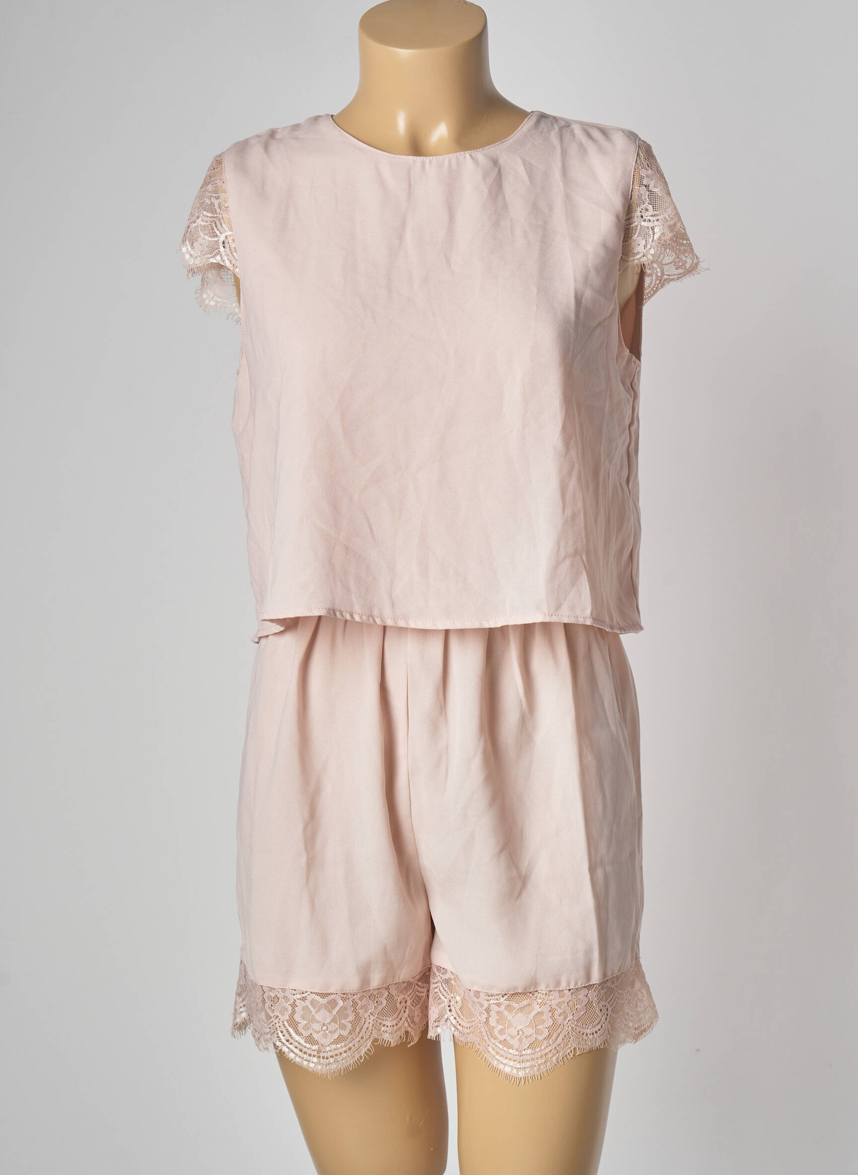 Only Combi Shorts Femme couleur rose